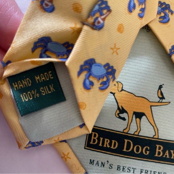 Lot 2 Bird Dog Bay Men's Neck Tie Excellent Condition 100% Silk - Picture 5 of 8